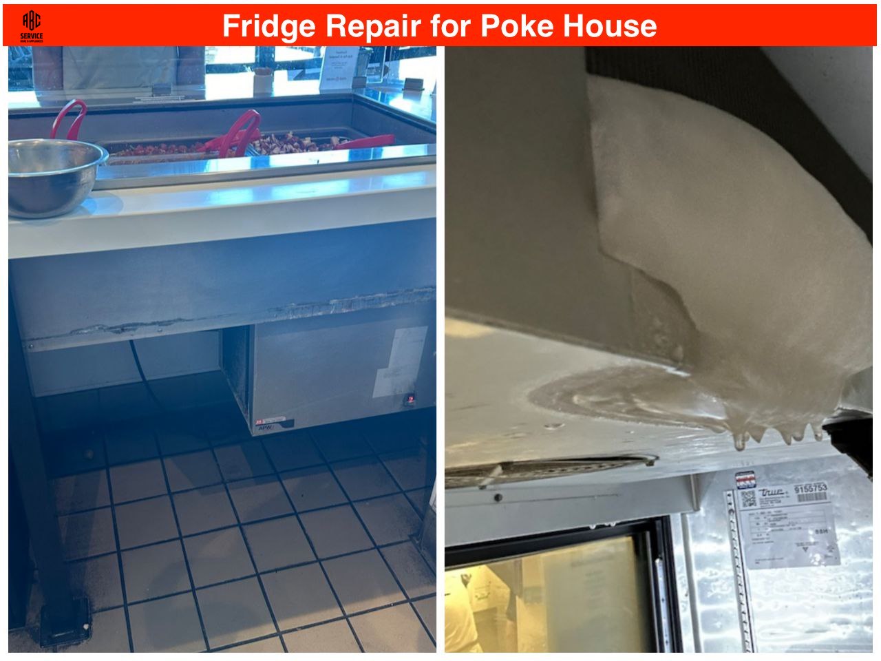 Fridge Repair for Poke House in San Jose