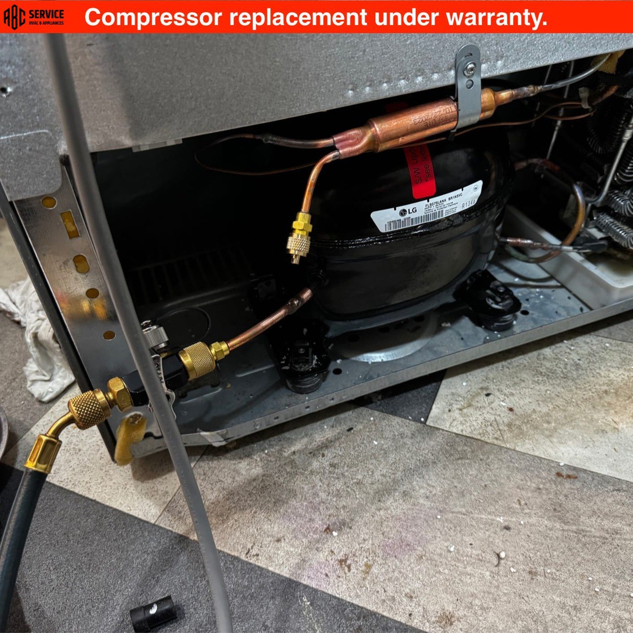 Refrigerator Compressor Replacement
